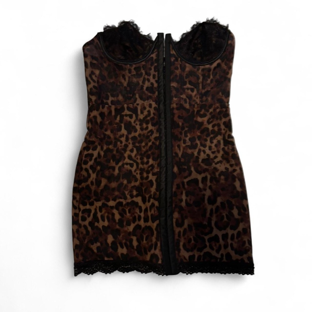 Current Mood Leopard Print Mini Dress